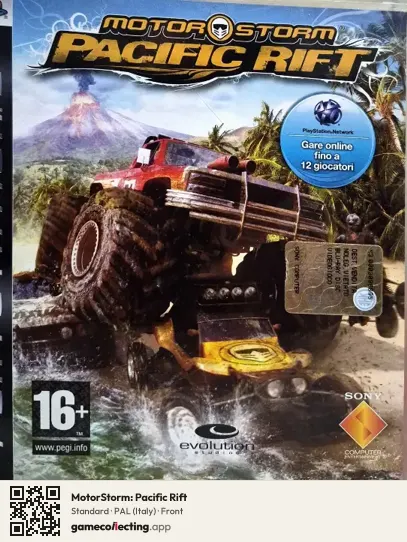 MotorStorm: Pacific Rift PlayStation 3, Italy box front