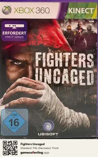 Fighters Uncaged Xbox 360, Germany box front