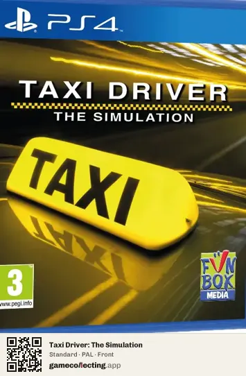 Taxi Driver: The Simulation PlayStation 4, PAL box front