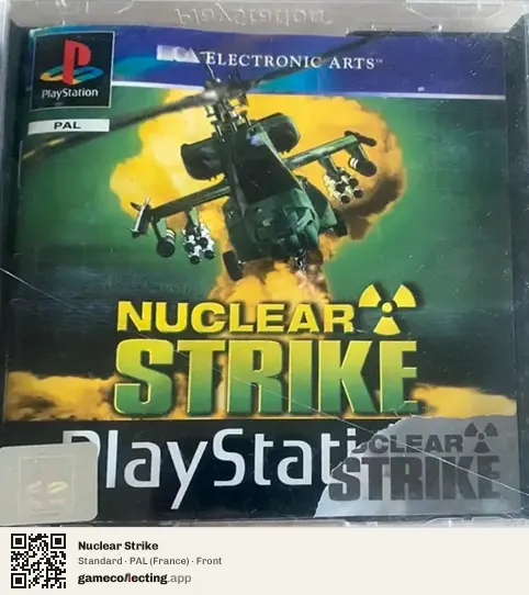 Nuclear Strike PlayStation, France box front