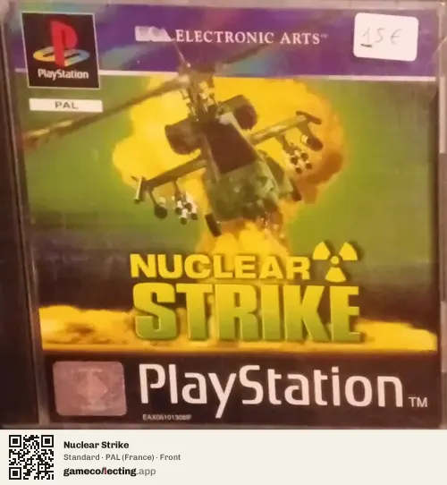 Nuclear Strike PlayStation, France box front