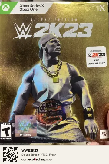 WWE 2K23 Xbox Series X, NTSC box front