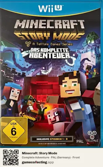 Minecraft: Story Mode Nintendo Wii U, Germany box front