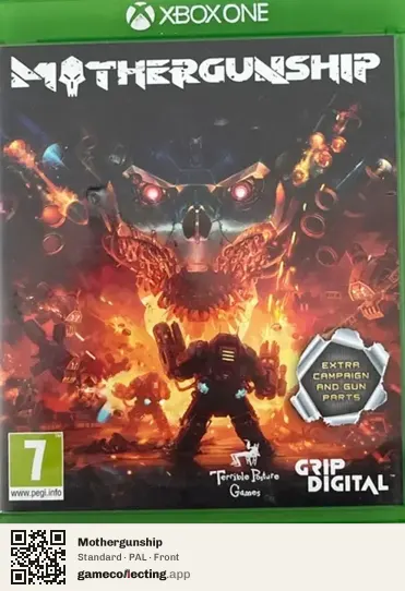 Mothergunship Xbox One, PAL box front