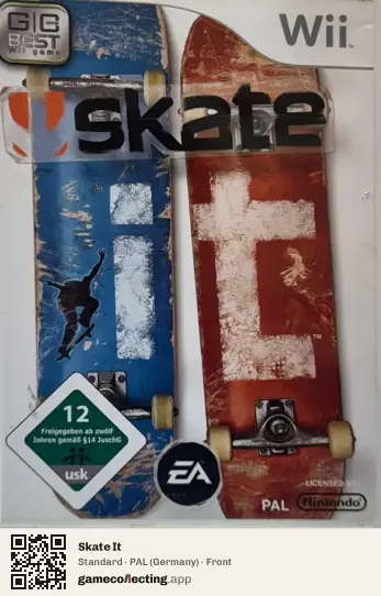 Skate It Nintendo Wii, Germany box front