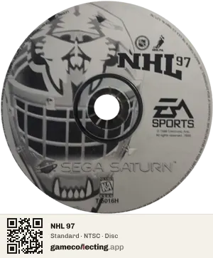 NHL 97 Sega Saturn, NTSC disc