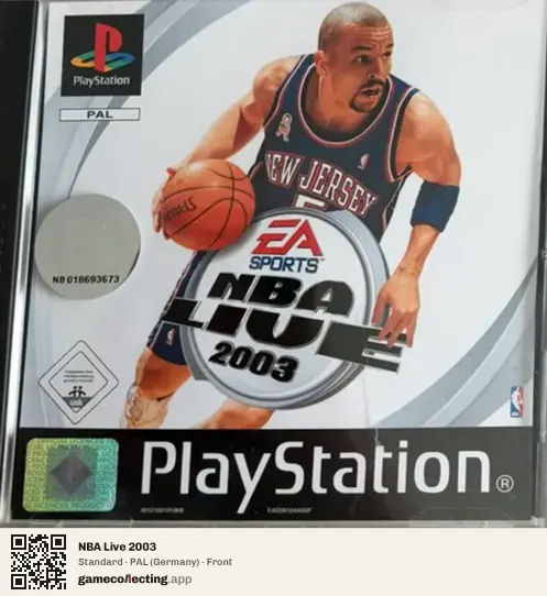 NBA Live 2003 PlayStation, Germany box front