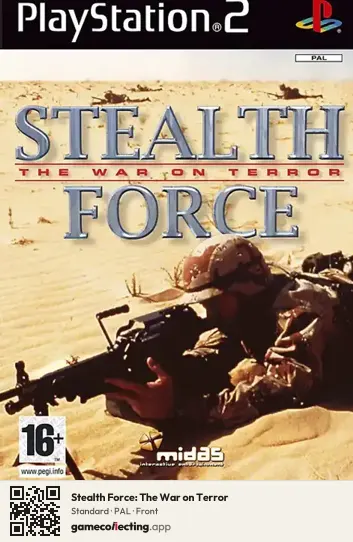 Stealth Force: The War on Terror PlayStation 2, PAL box front