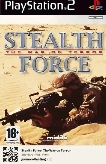 Stealth Force: The War on Terror PlayStation 2, PAL box front