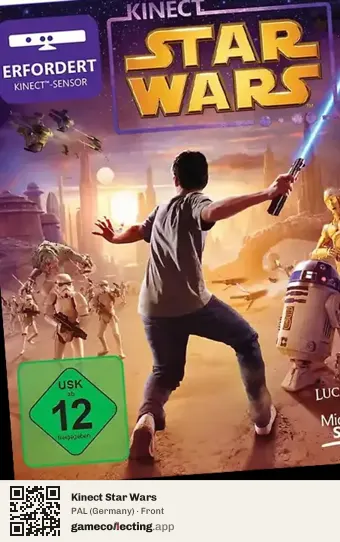 Kinect Star Wars Xbox 360, Germany box front