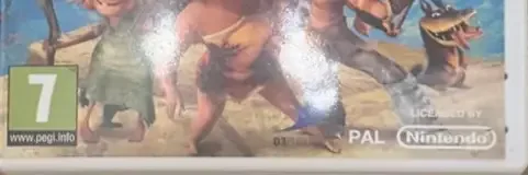 The Croods: Prehistoric Party!, the PEGI square on its front