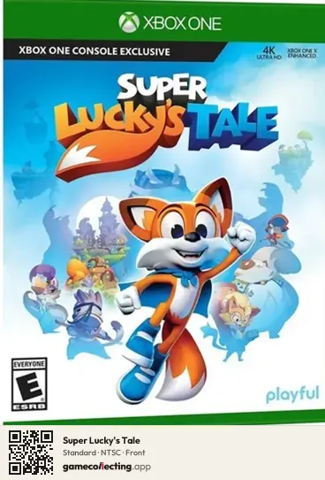 Super Lucky's Tale Xbox One, NTSC box front