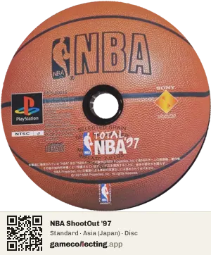 NBA ShootOut '97 PlayStation, Asia disc