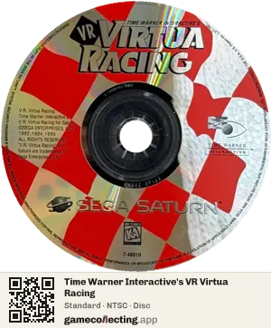 Time Warner Interactive's VR Virtua Racing Sega Saturn, NTSC disc