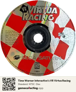 Time Warner Interactive's VR Virtua Racing Sega Saturn, NTSC disc