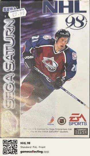 NHL 98 Sega Saturn, PAL box front