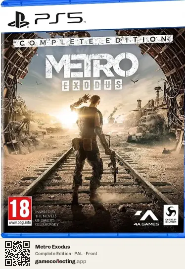 Metro Exodus PlayStation 5, PAL box front