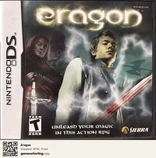 Eragon Nintendo DS, NTSC box front