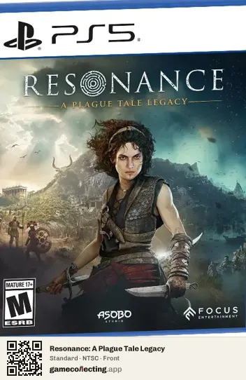 Resonance: A Plague Tale Legacy PlayStation 5, NTSC box front