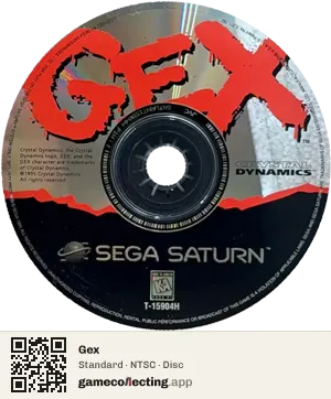 Gex Sega Saturn, NTSC disc