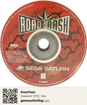 Road Rash Sega Saturn, NTSC disc