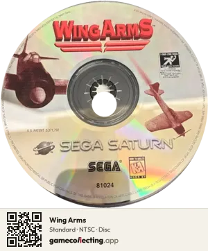 Wing Arms Sega Saturn, NTSC disc