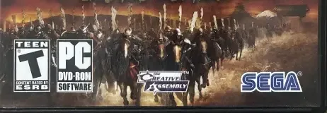 Total War: Shogun 2, the ESRB box on its front