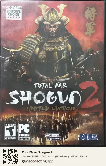 Total War: Shogun 2 Computer, NTSC box front