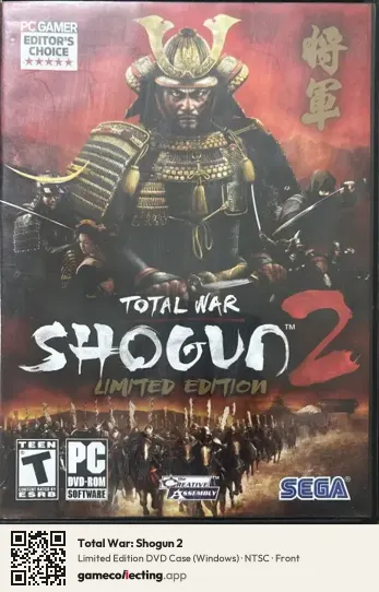 Total War: Shogun 2 Computer, NTSC box front
