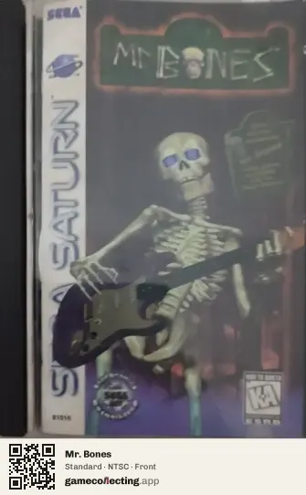 Mr. Bones Sega Saturn, NTSC box front