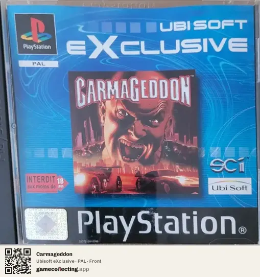 Carmageddon PlayStation, PAL box front