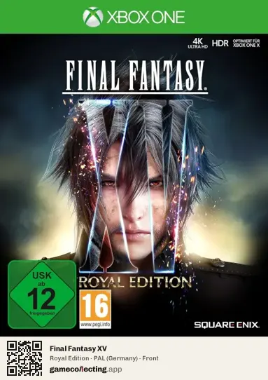 Final Fantasy XV Xbox One, Germany box front