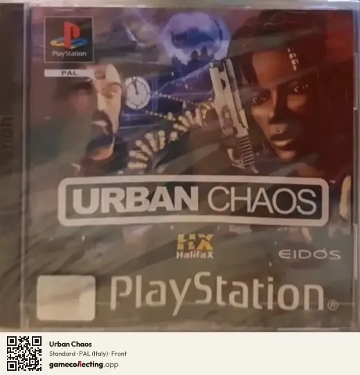 Urban Chaos PlayStation, Italy box front