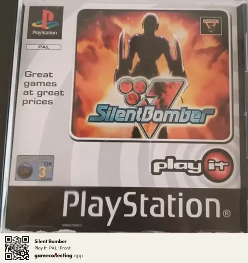 Silent Bomber PlayStation, PAL box front