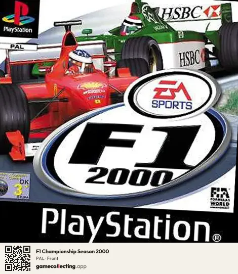 F1 Championship Season 2000 PlayStation, PAL box front