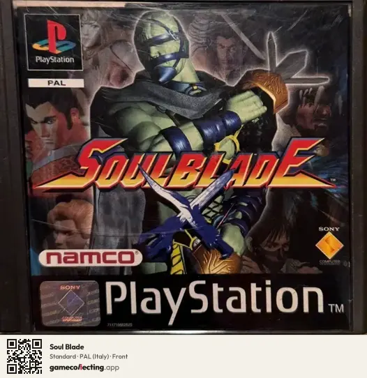 Soul Blade PlayStation, Italy box front