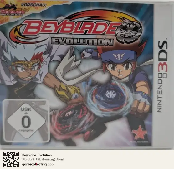 Beyblade: Evolution Nintendo 3DS, Germany box front
