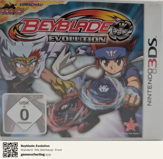 Beyblade: Evolution Nintendo 3DS, Germany box front