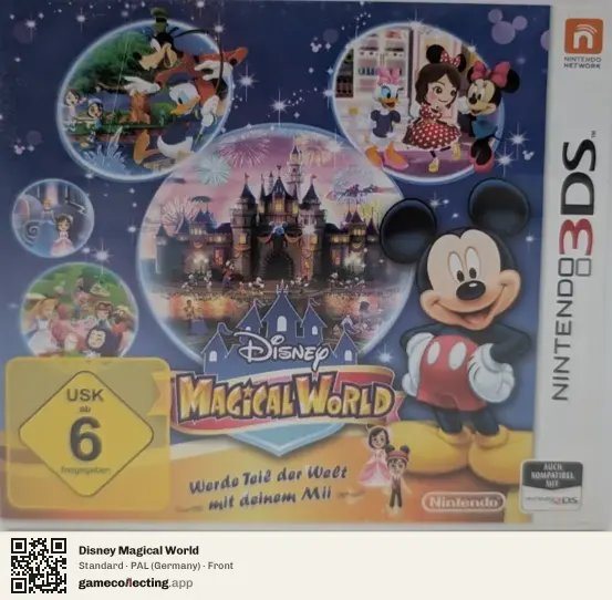 Disney Magical World Nintendo 3DS, Germany box front