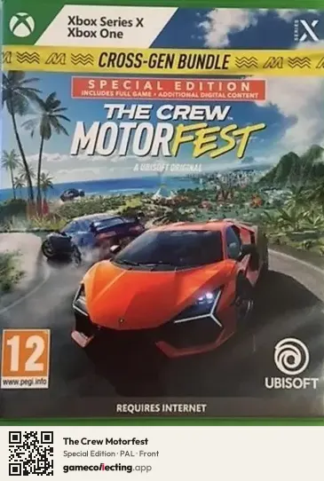 The Crew Motorfest Xbox Series X, PAL box front