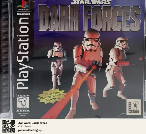 Star Wars: Dark Forces PlayStation, NTSC box front