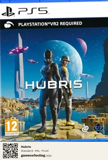 Hubris PlayStation 5, PAL box front