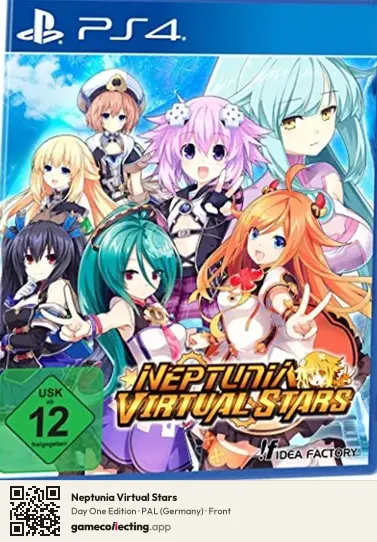 Neptunia Virtual Stars PlayStation 4, Germany box front