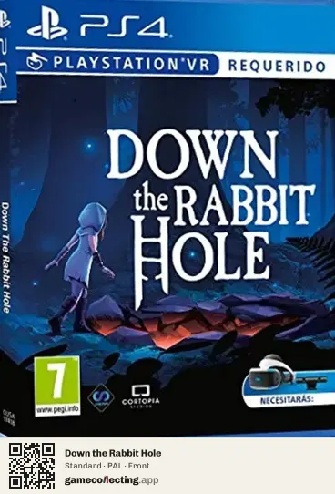 Down the Rabbit Hole PlayStation 4, PAL box front