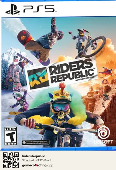 Riders Republic PlayStation 5, NTSC box front