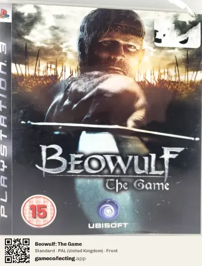 Beowulf: The Game PlayStation 3, United Kingdom box front