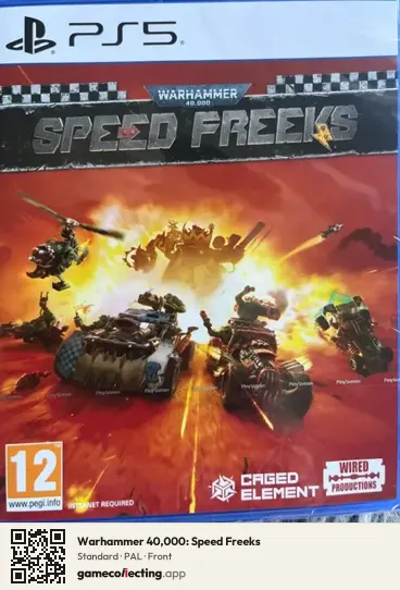 Warhammer 40,000: Speed Freeks PlayStation 5, PAL box front