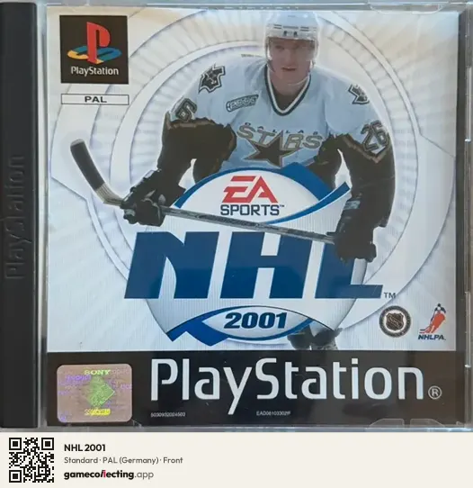 NHL 2001 PlayStation, Germany box front