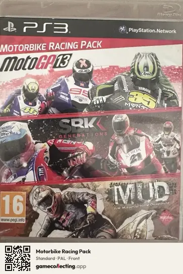 Motorbike Racing Pack PlayStation 3, PAL box front