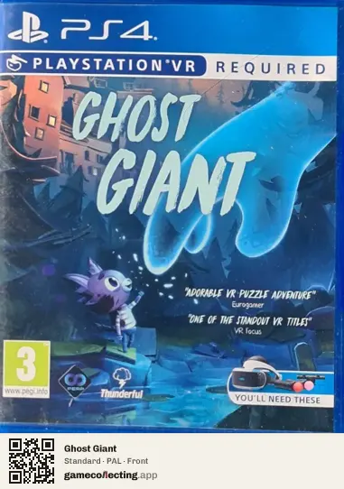 Ghost Giant PlayStation 4, PAL box front
